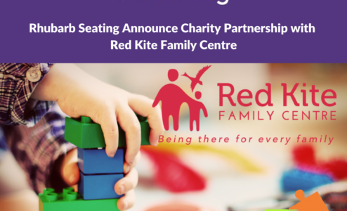Rhubarb Seating announce charity partnership with Red Kite Family Centre