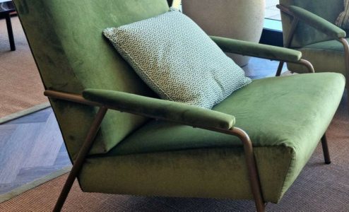 Harlan in Sage Green Velvet